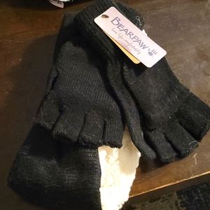 Bearspaw headband and mitts